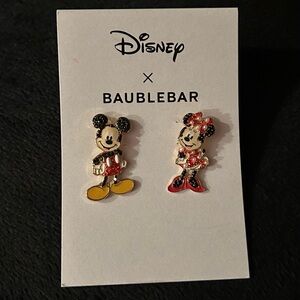 Disney x BaubleBar Mickey and Minnie Earrings